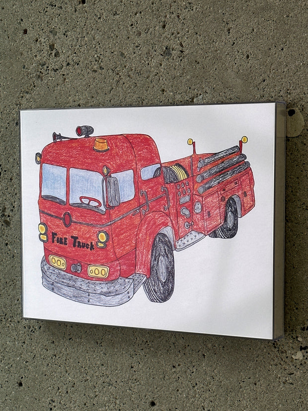 Firetruck - Poster 11x14 inches