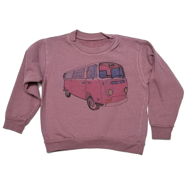Pink Venice Wheels - Heavy Fleece sweatshirt
