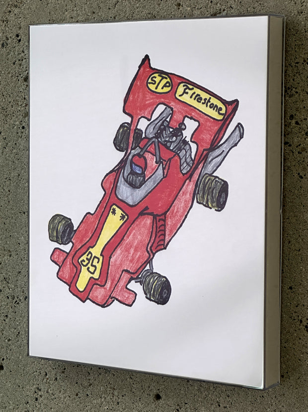 Race Car - Poster 11x14 inches