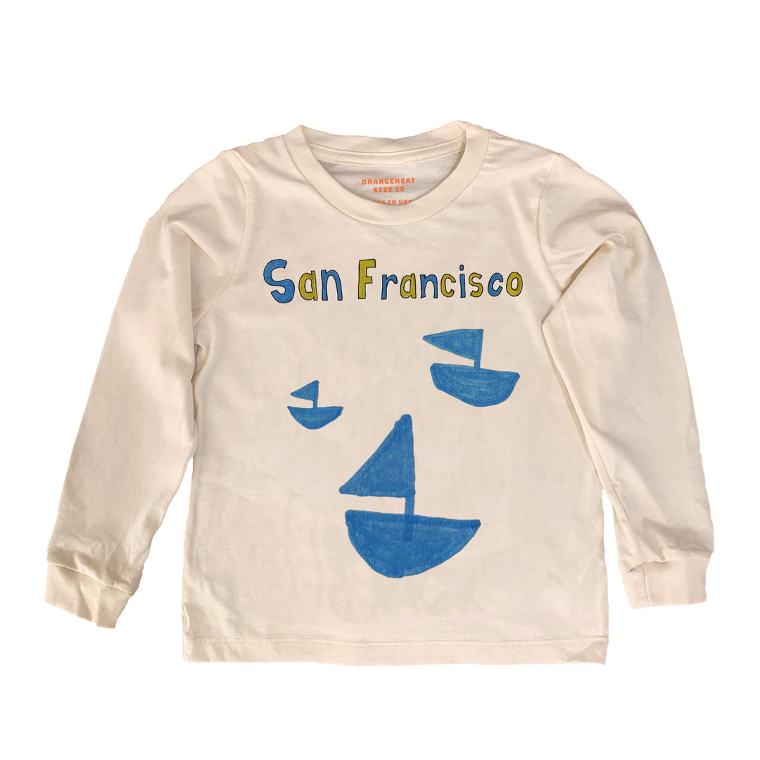 SF Boats - Long Sleeve - Size 4T