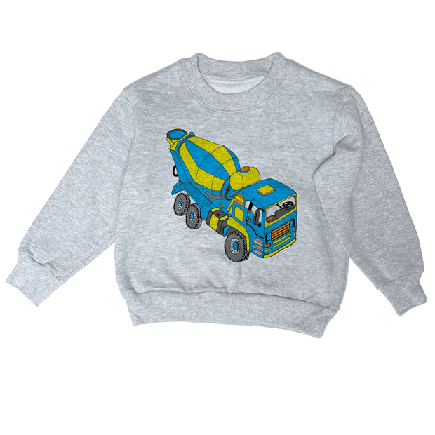 Cement Mixer - Heavy Fleece sweatshirt grey