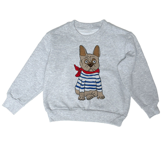 Frenchie - Heavy Fleece sweatshirt grey