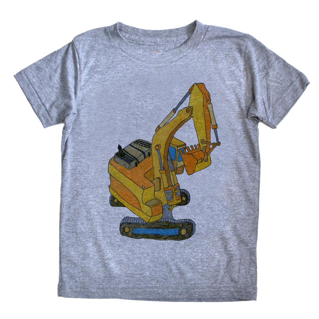 Digger - Grey Triblend - Size 2T