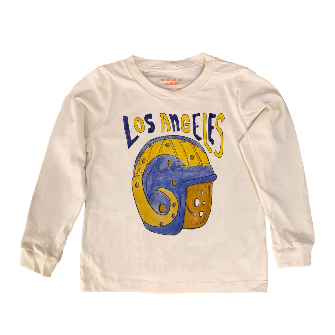 LA vintage football helmet