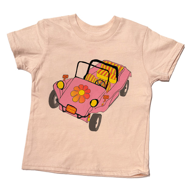 Flower Power Buggy - Light Pink tee