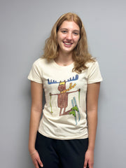 Moose on Skiis Women's Organic