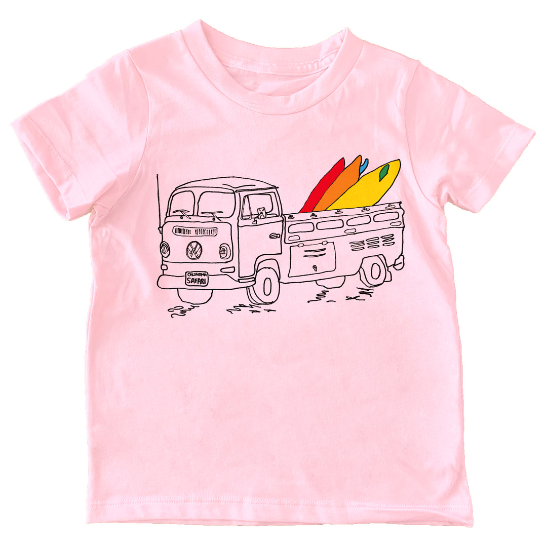 Surf Safari - Pink Cotton - Size 12