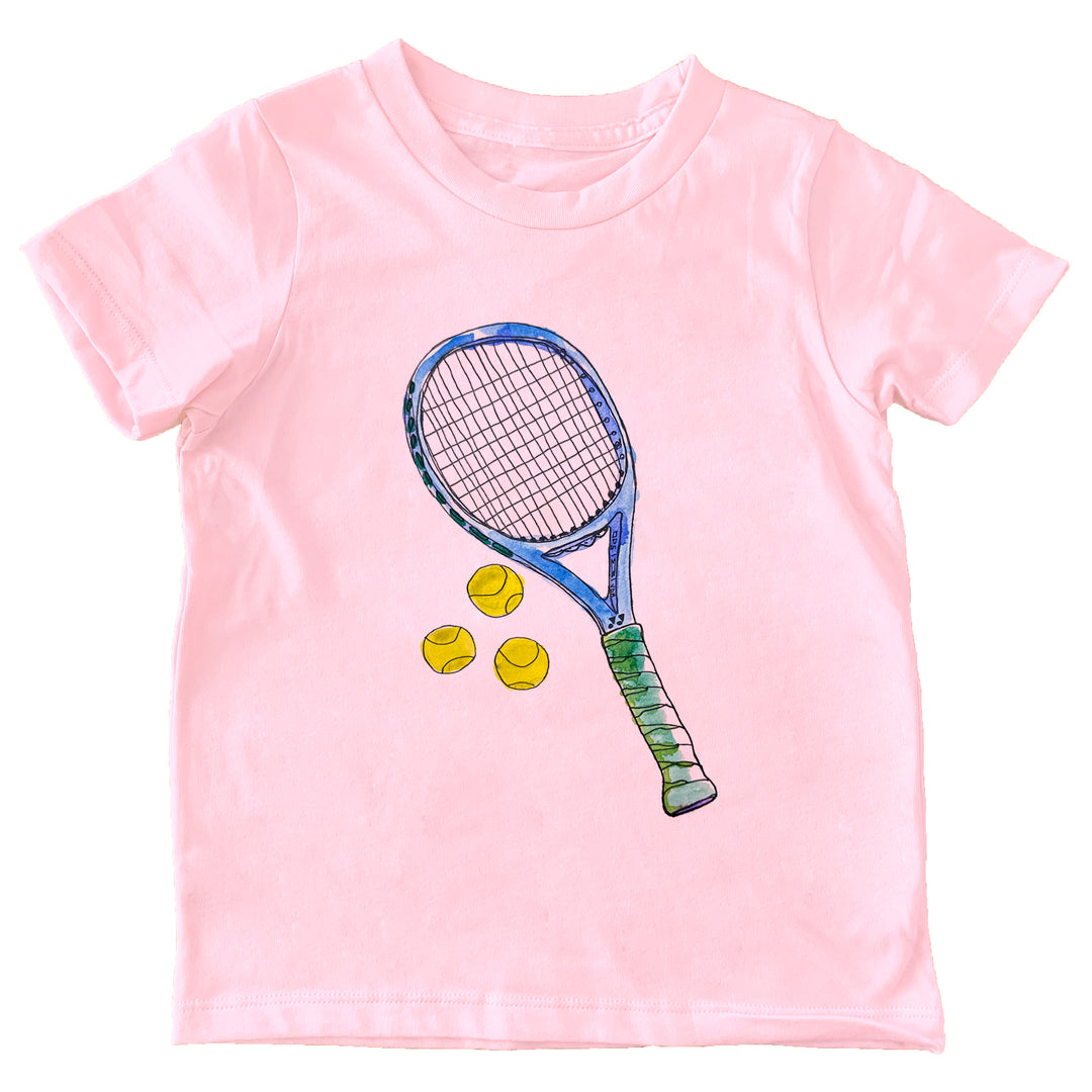 Tennis Racket - pink tee