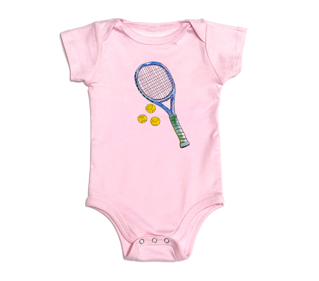 Tennis Racket - pink tee