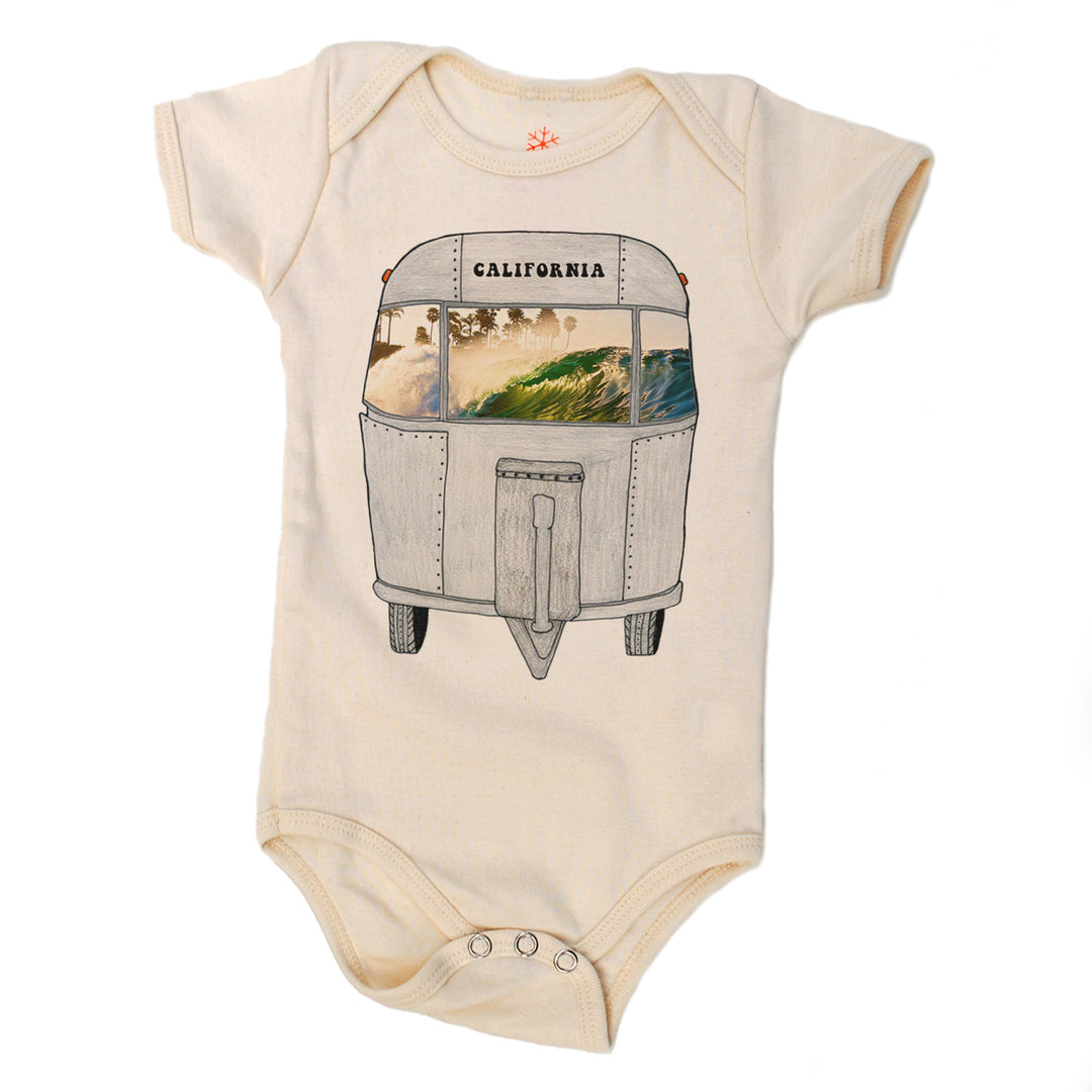 California Surf Van Baby Onesie California Surf Van Baby Onesie