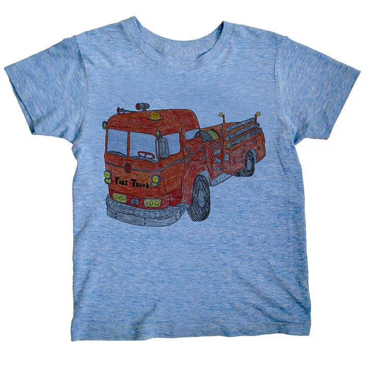 Fire Truck - baby tee