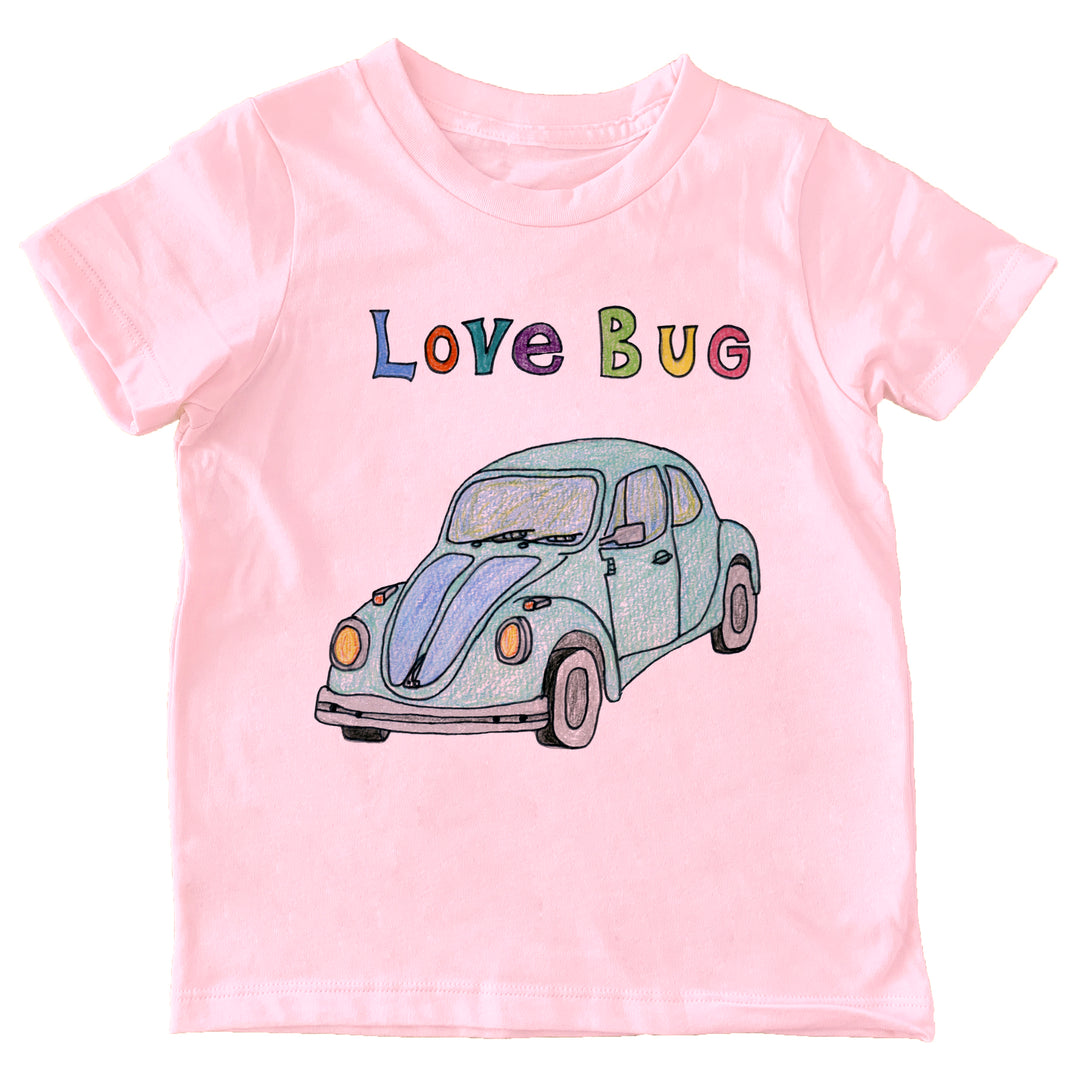 Love Bug pink tee